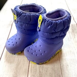 Toddler Lilac CROCS Snowboots